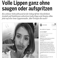Volle Lippen, Presse, prevention-center Zürich / Zug
